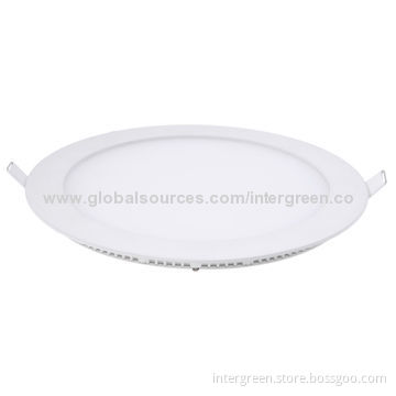 18W Ultra-slim LED Panel Light/Downlight, 2835 SMD, CE, RoHS, FCC Marks, 3-year Warranty